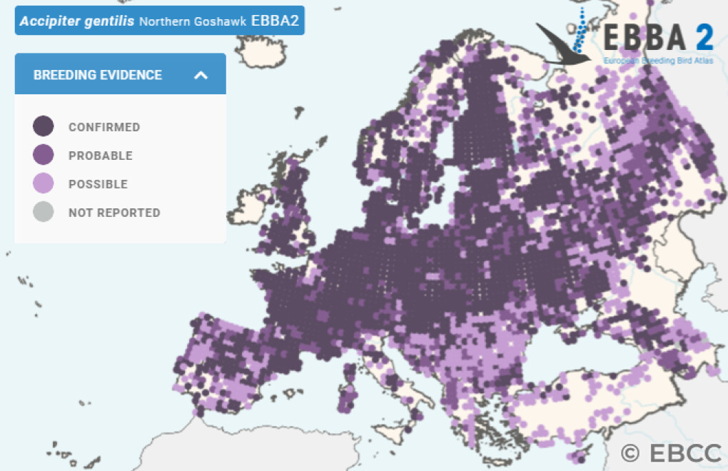 Mapa de Distribuição Europeia