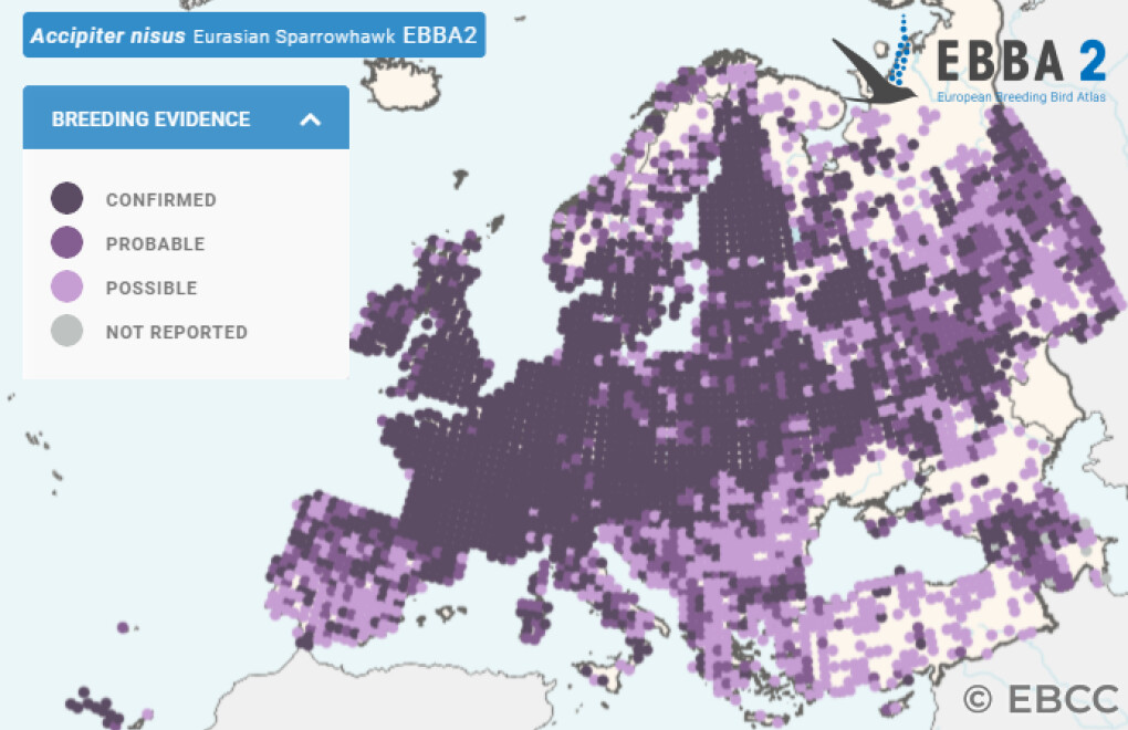 Mapa de Distribuição Europeia