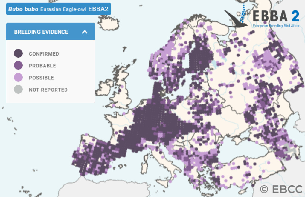 Mapa de Distribuição Europeia