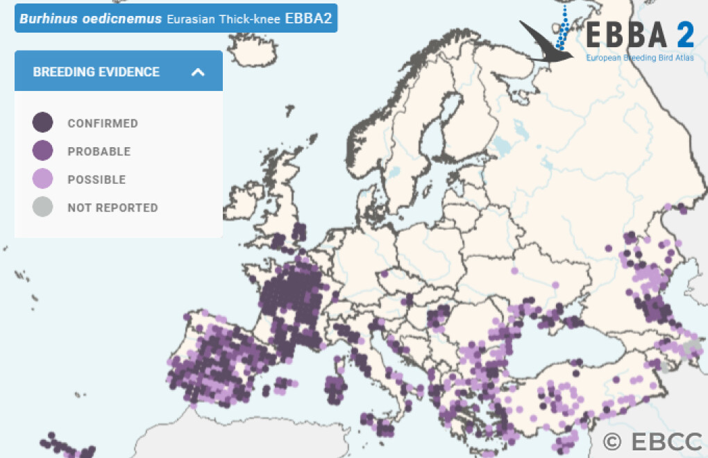 Mapa de Distribuição Europeia