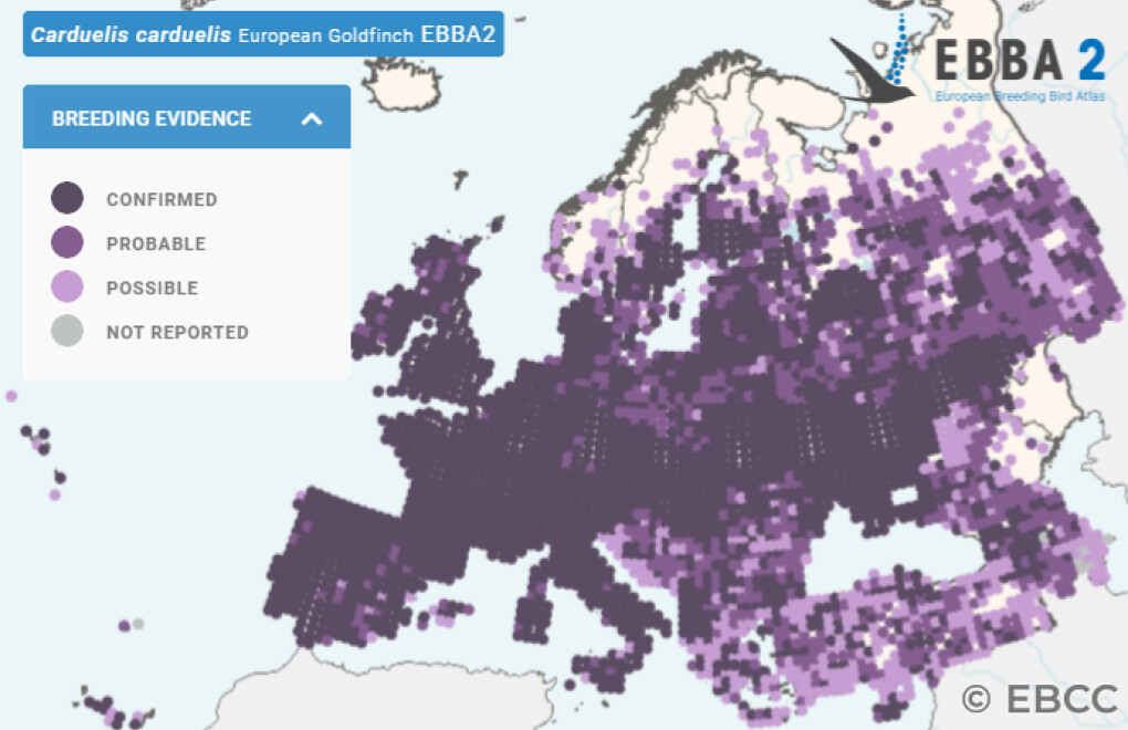 Mapa de Distribuição Europeia