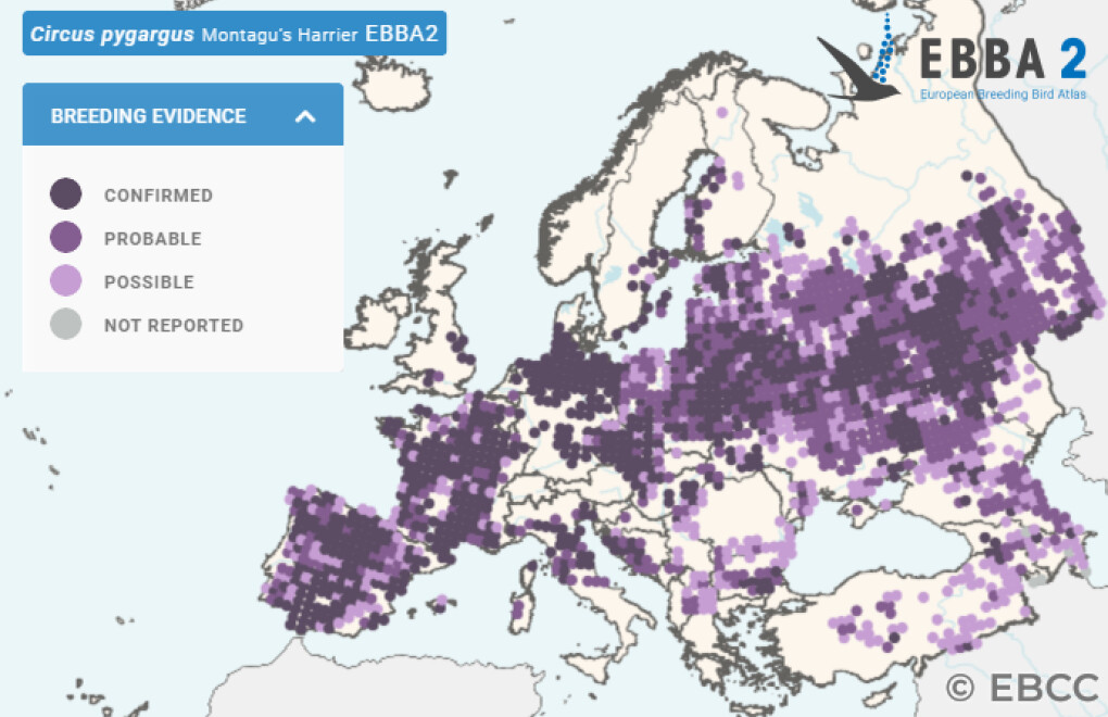 Mapa de Distribuição Europeia