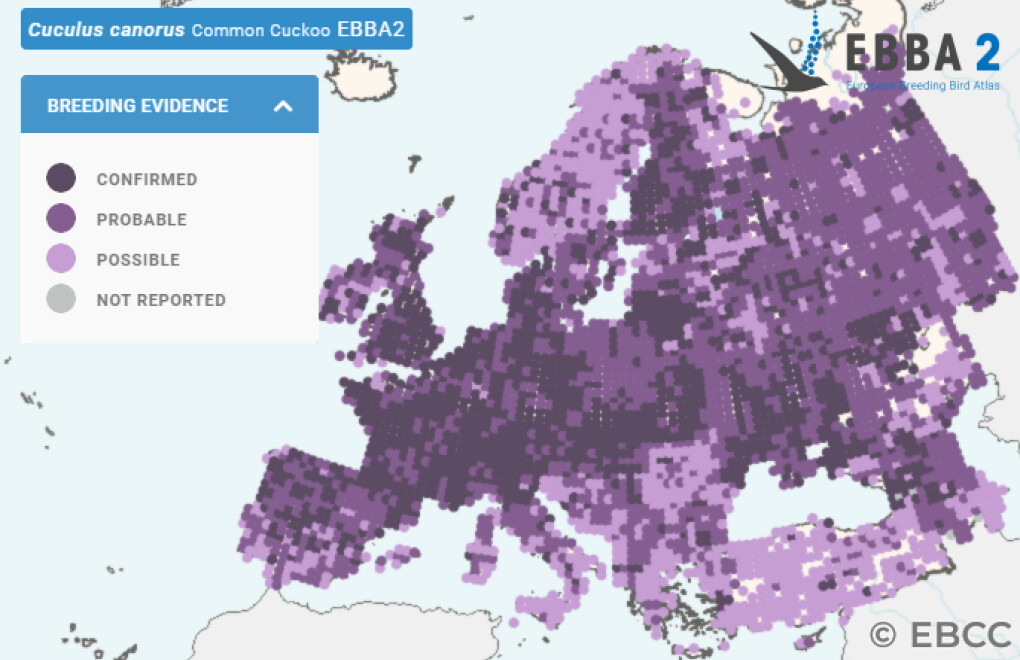 Mapa de Distribuição Europeia