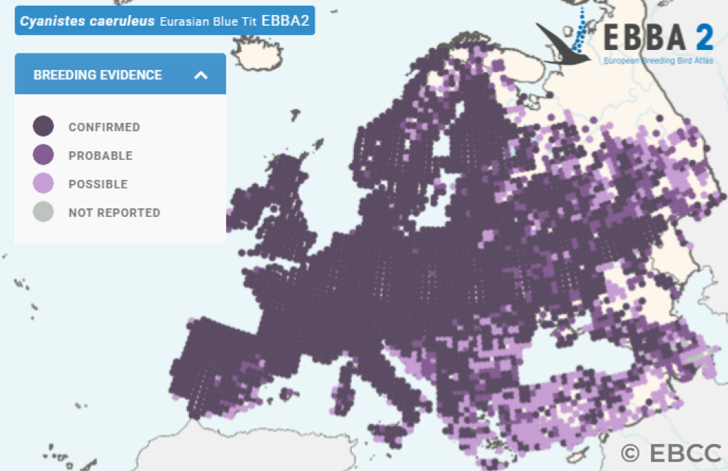 Mapa de Distribuição Europeia
