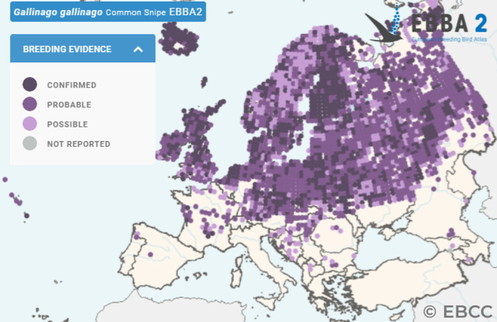 Mapa de Distribuição Europeia