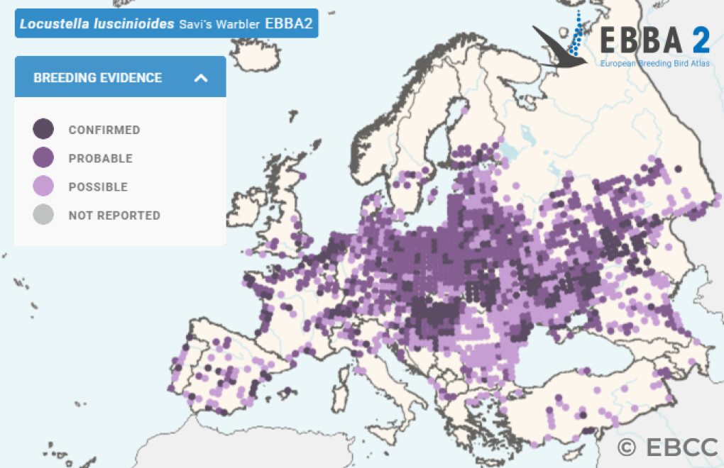 Mapa de Distribuição Europeia