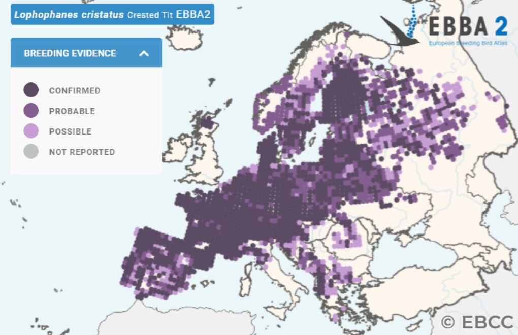 Mapa de Distribuição Europeia