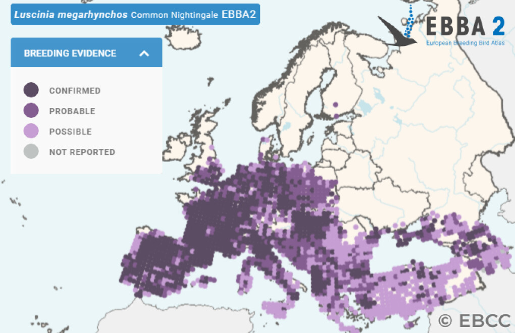 Mapa de Distribuição Europeia