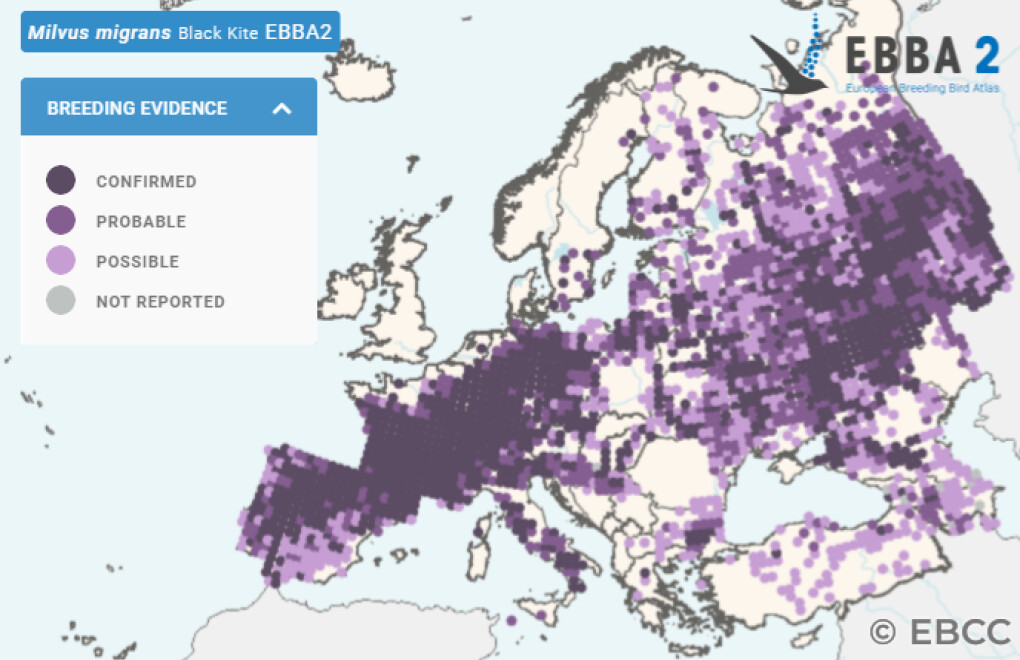 Mapa de Distribuição Europeia