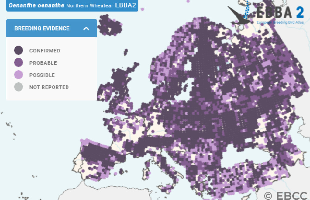 Mapa de Distribuição Europeia