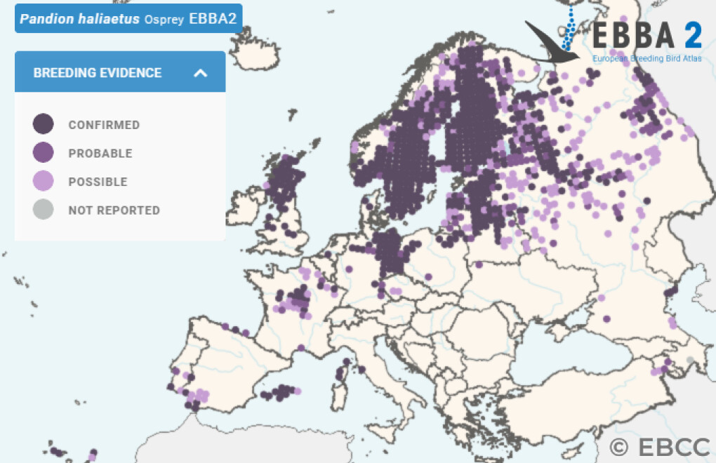 Mapa de Distribuição Europeia