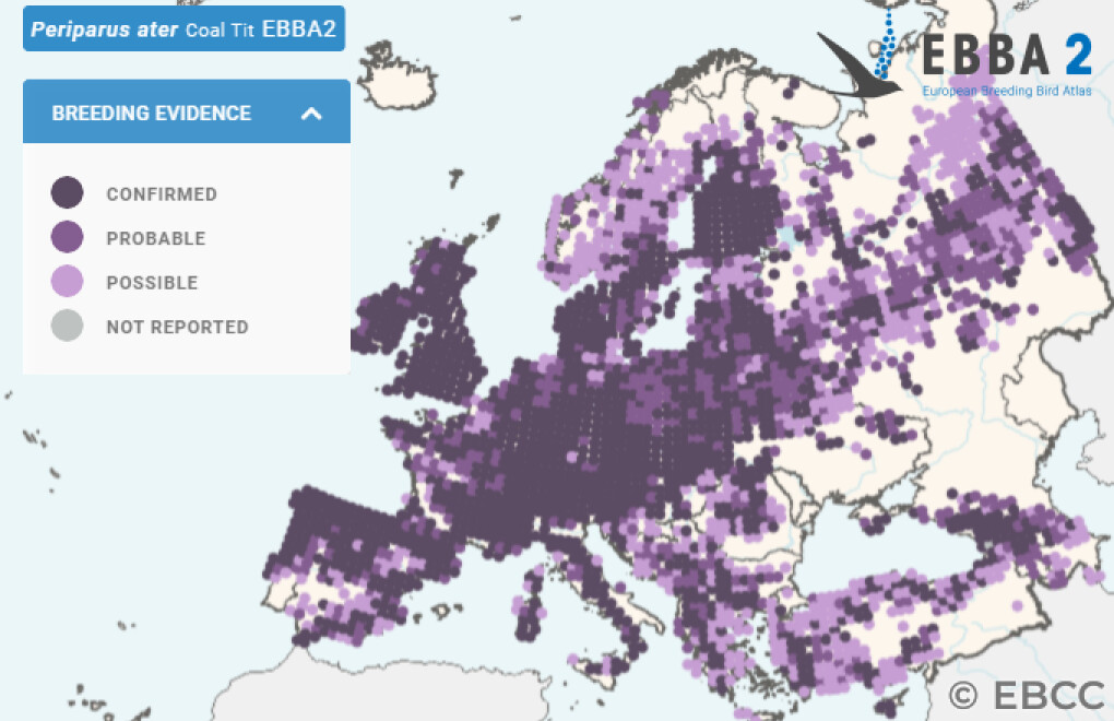 Mapa de Distribuição Europeia
