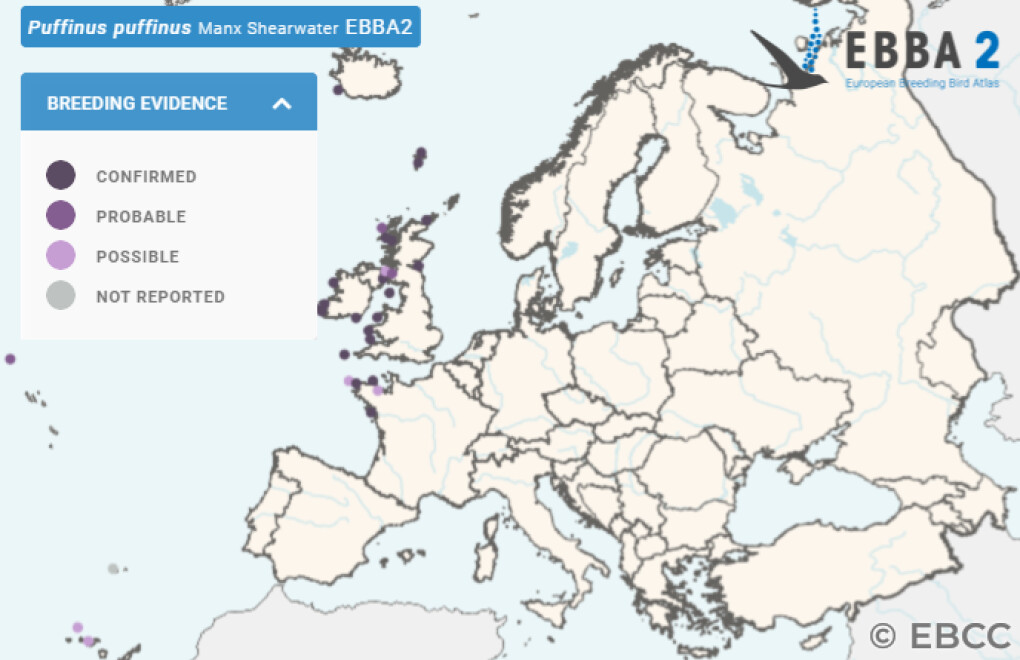 Mapa de Distribuição Europeia