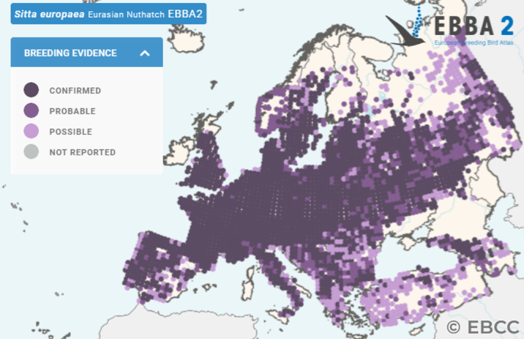Mapa de Distribuição Europeia