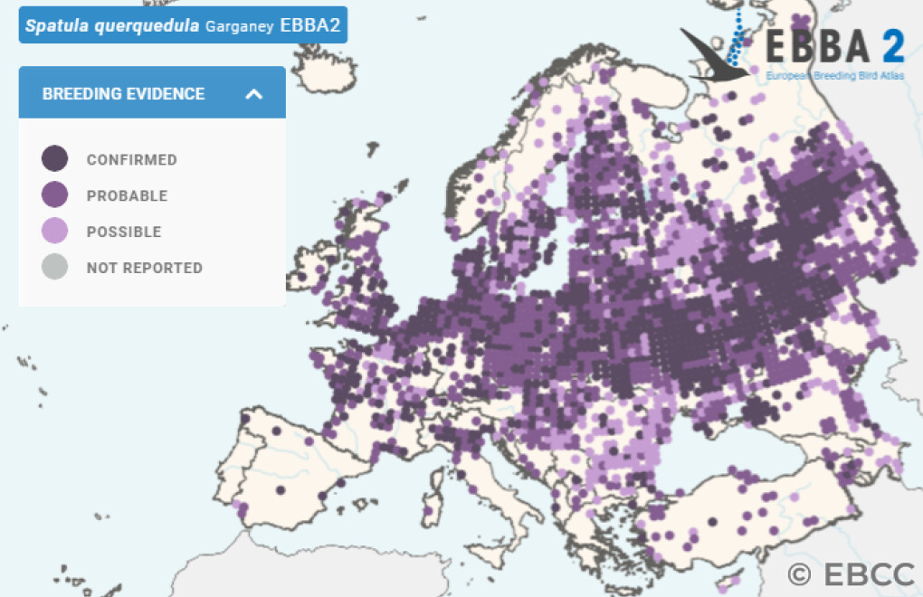 Mapa de Distribuição Europeia