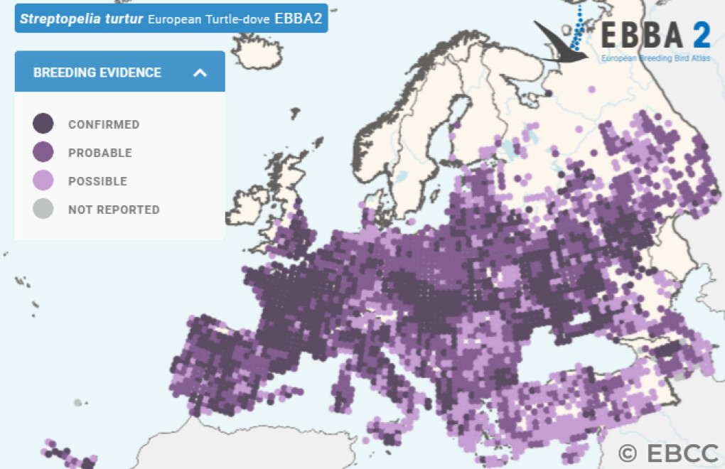Mapa de Distribuição Europeia