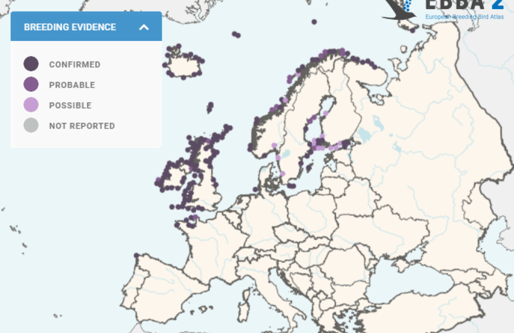 Mapa de Distribuição Europeia